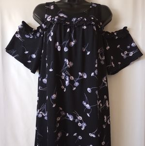 Lauren Conrad Cold Shoulder Tunic Top